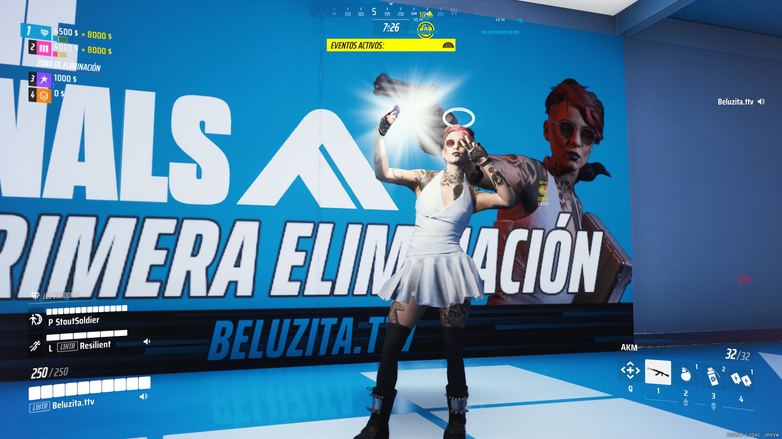 personaje haciendo una selfie en THE FINALS game